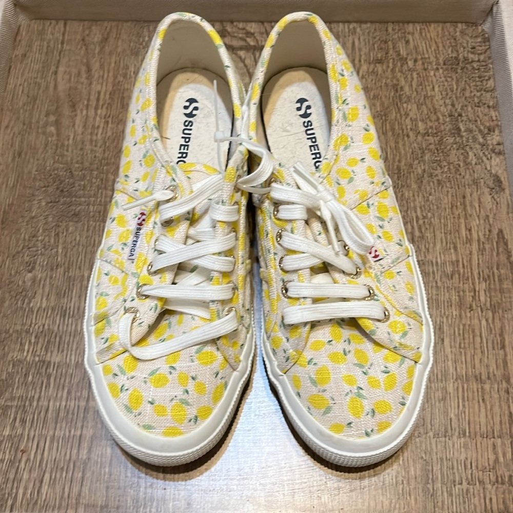 SUPERGA Lemon Print Sneakers